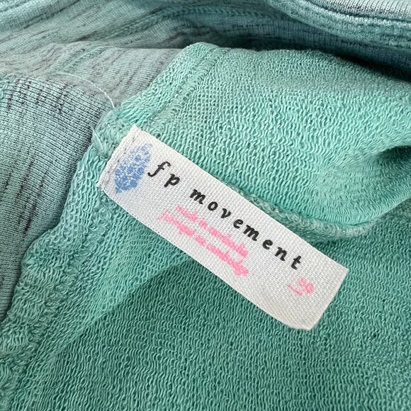 Free People Movement Leggings Green Kyoto High Rise Leggings Pants Women's Sz L - Picture 13 of 15